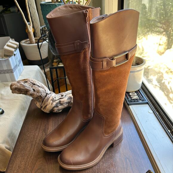 Brown Heeled Boots for Women - Picture 3 of 11